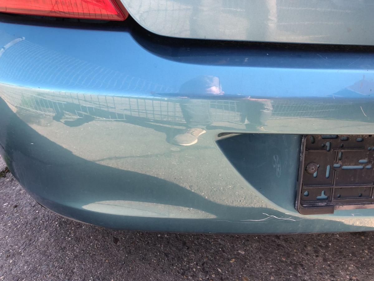 Renault Clio II 2 Campus Sto&szlig;f&auml;nger hinten Hecksch&uuml;rze TEF47 Blau Cyclade