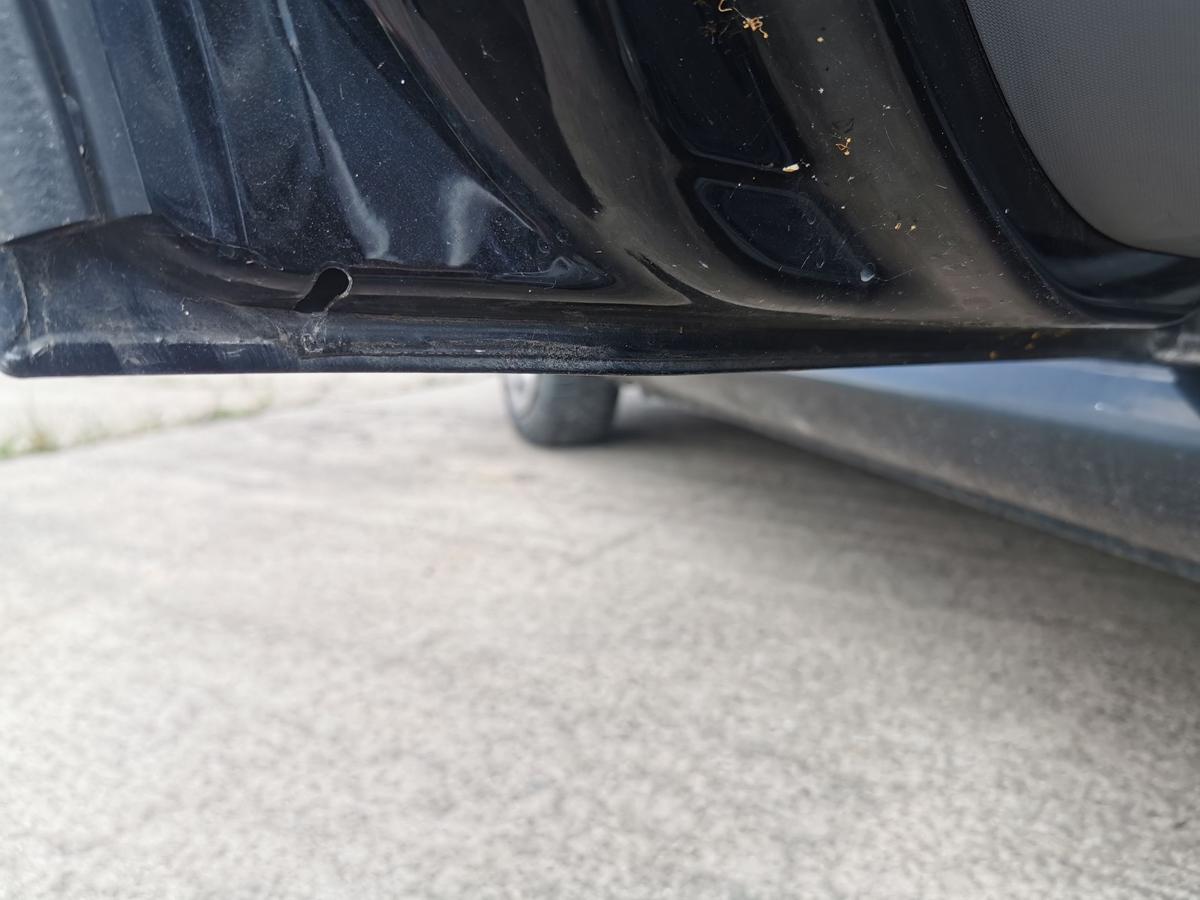 Citroen C1 P Tür Autotür Rohbautür Fondtür hinten links EXZ Schwarz Metallic