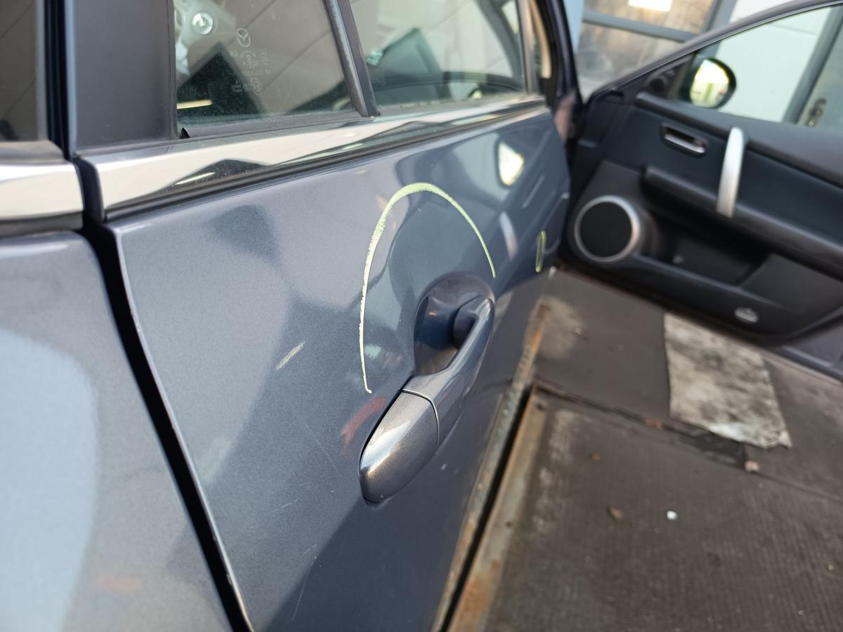 Mazda 6 GH original T&uuml;r hinten rechts Fond Rohbau 32S Galaxisgrau Bj 2009