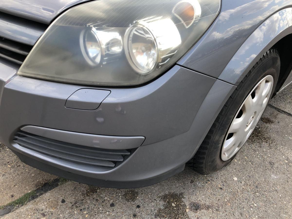 Opel Astra H Caravan Sto&szlig;f&auml;nger vorn Frontsch&uuml;rze f&uuml;r SRA 3KU Moonland Metallic