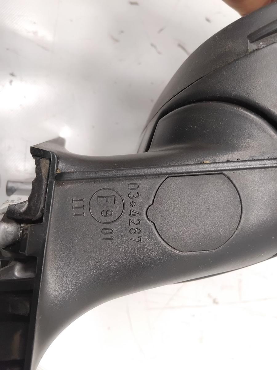 Skoda Fabia 2 5J original Au&szlig;enspiegel rechts schwarzmetallic 9910 Bj.2008