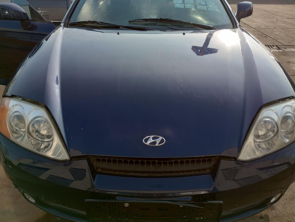 Hyundai Coupé orig Motorhaube Deckel vorn UC Carbon Blue Mica Bj 2002