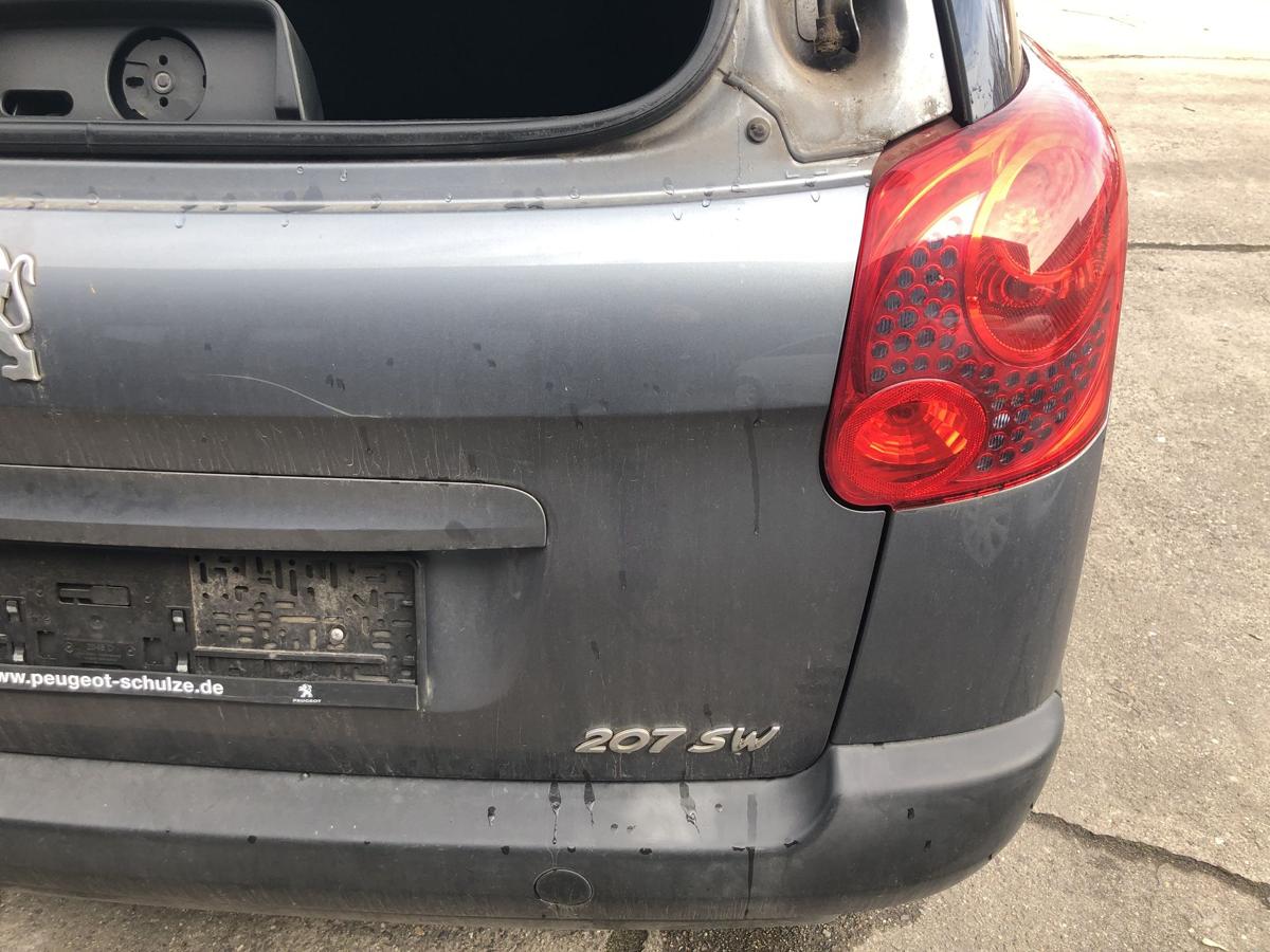 Peugeot 207 SW Typ WE Heckklappe ohne Heckscheibe im Rohbau KTH Thorium Grau