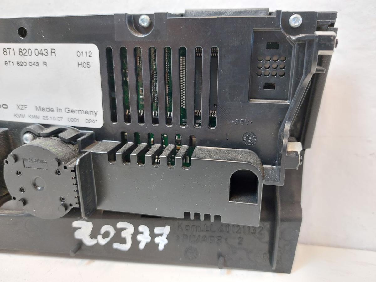 Audi A5 8T Coupe Klimabedienteil Heizungsregulierung Klimaautomatik OEM