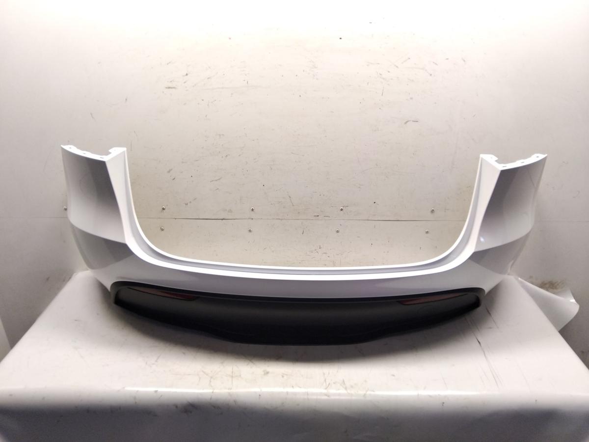 Tesla Model Y original Sto&szlig;stange Sto&szlig;f&auml;nger hinten weissmetallic PPSW BJ2022