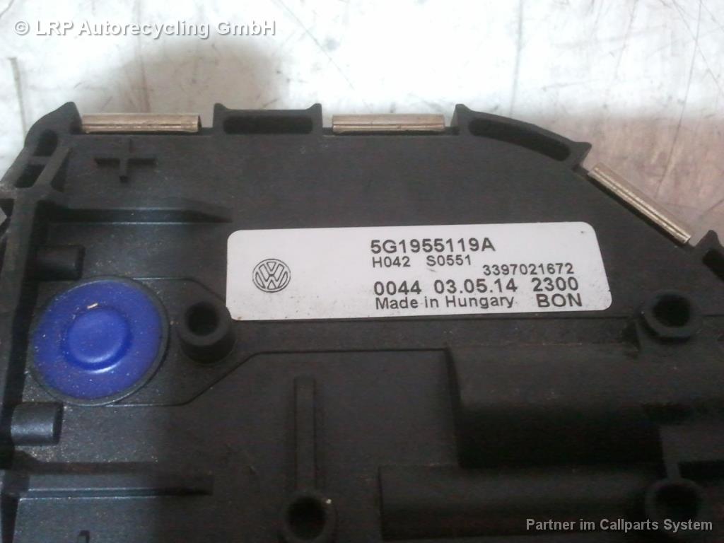 VW Golf 7 original Wischermotor vorn 5G1955119A 1397220663 BOSCH BJ2014