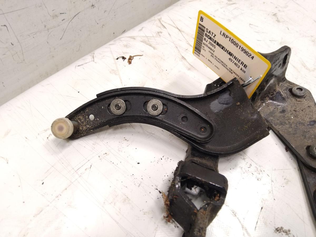 VW Caddy 2K orig Satz Rollenscharniere Rollenf&uuml;hrung Schiebet&uuml;r rechts BJ2005