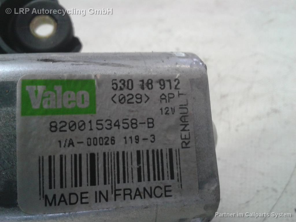 Renault Scenic 2 BJ2003 Wischermotor hinten Heckwischermotor 8200153458 Valeo