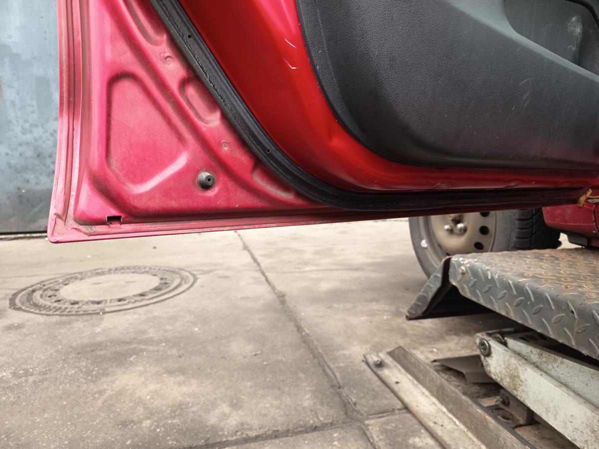 Nissan Micra K13 original T&uuml;r vorn links Fahrer AY4 Kaminrot Bj 2013