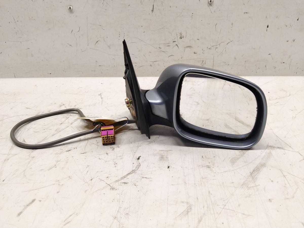 Skoda Fabia 1 6Y orig Au&szlig;enspiegel rechts elektrisch & beheizt BJ2004 LF7U Stonegreymetallic