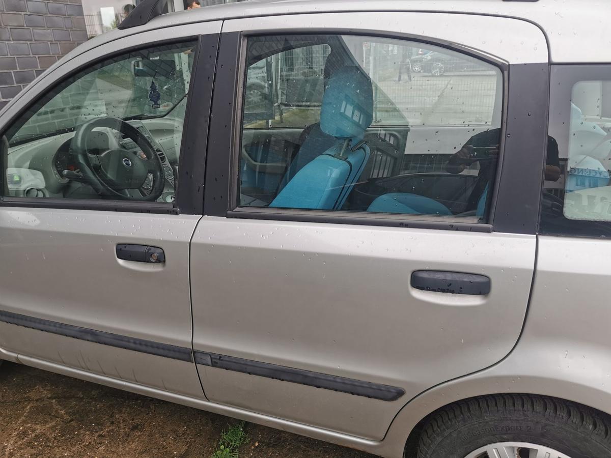 Fiat Panda 169 Tür Autotür Rohbautür Fondtür hinten links 647 Grigio Steel Met