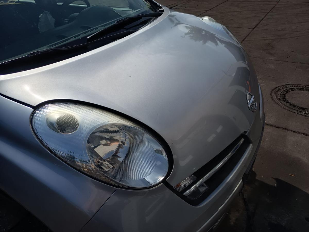 Nissan Micra K12 original Motorhaube Klappe/Deckel Front KY0 Quarzsilber Bj 2006
