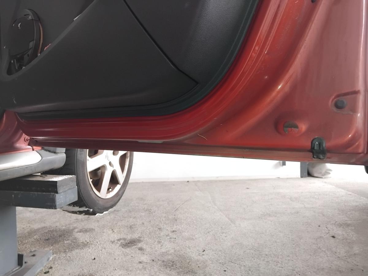 Dacia Sandero 1 Stepway T&uuml;r vorn rechts Beifahrert&uuml;r TEB76-Rouge de Feu BJ2010