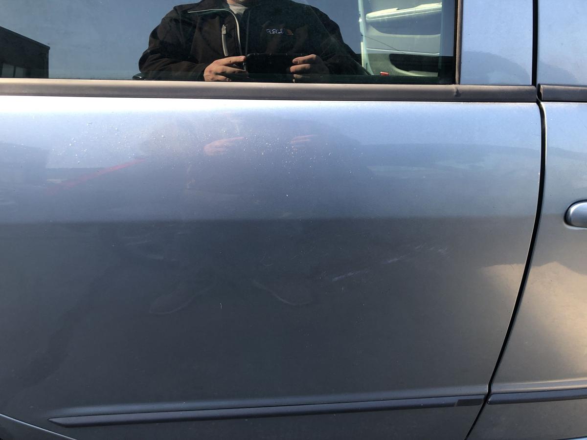 Skoda Fabia 6Y T&uuml;r hinten rechts Fondt&uuml;r im Rohbau 5 t&uuml;rer LF7U Stone Grey Met