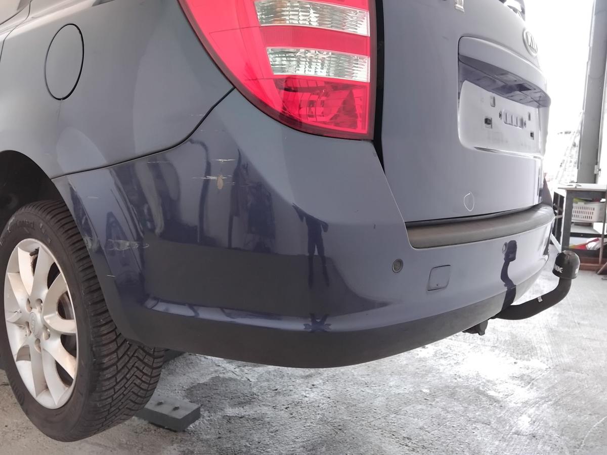 Kia Ceed ED Kombi SW original Stossf&auml;nger Sto&szlig;stange hinten PDC BJ2008 A8 ABYSS BLUE