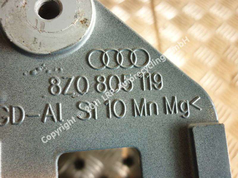 Audi A2 8Z original Längsträger vorn links unten 8Z0805119 geschraubt BJ2000