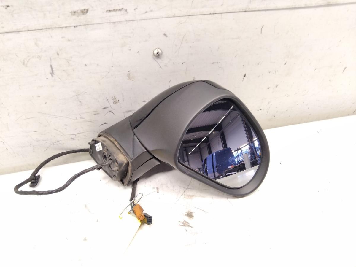 Peugeot 207 orig Au&szlig;enspiegel rechts EXL Nachtschwarz elektrisch beheizt BJ2006