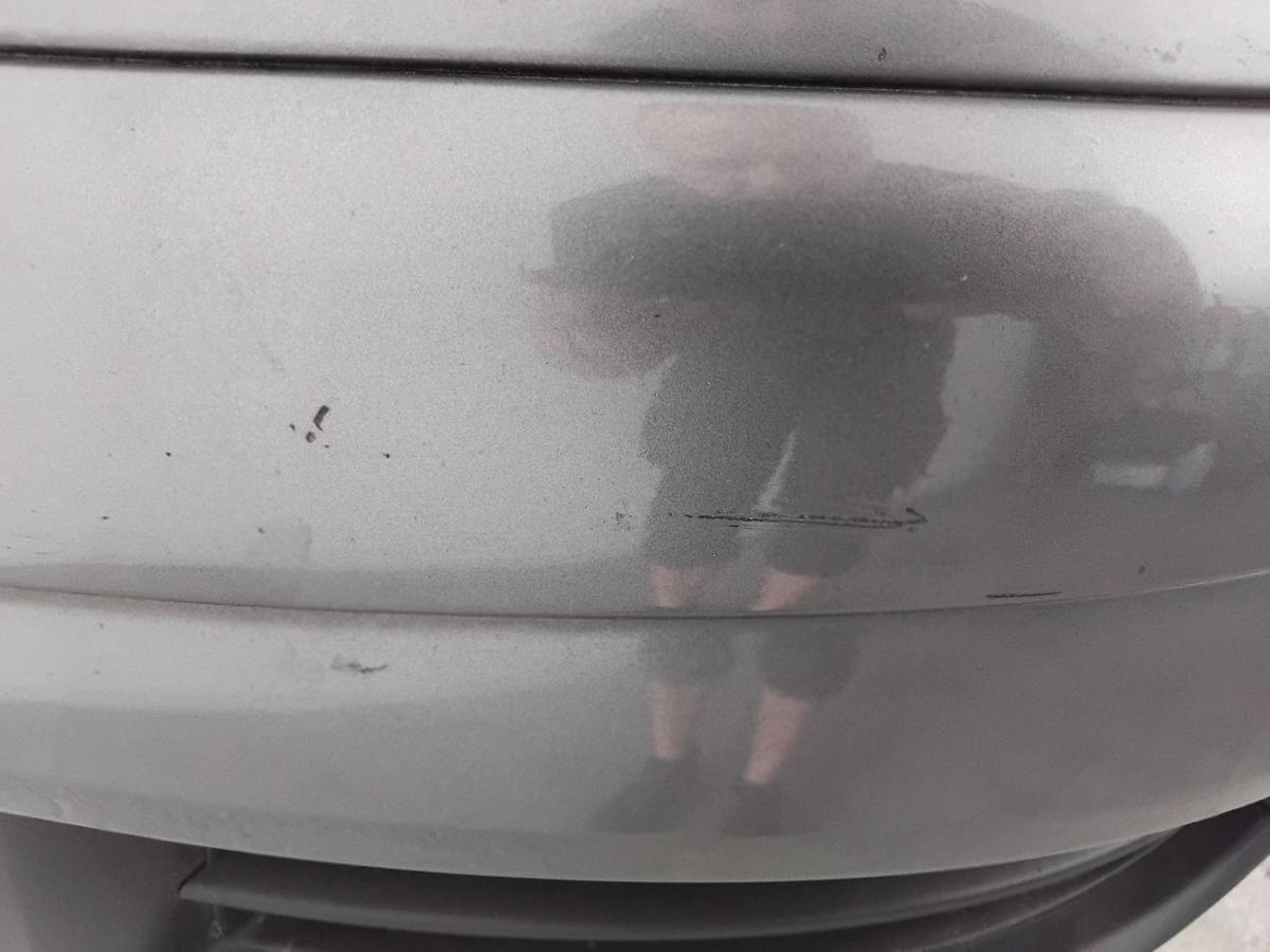 VW Touran 1T original Stoßstange Stossfänger vorn SRA BJ2004 LD7X platinumgrau