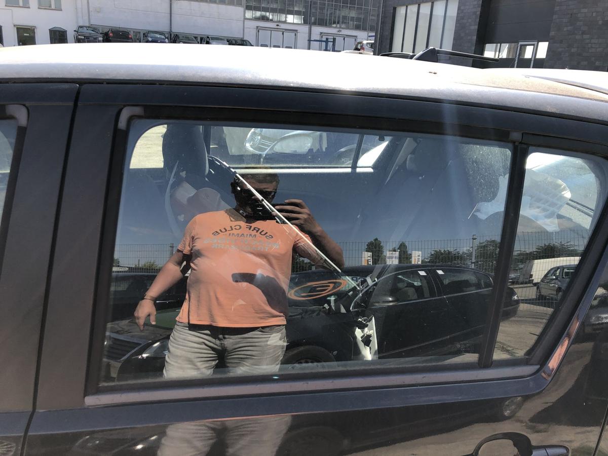 Subaru Justy 4 Typ M300F T&uuml;rscheibe hinten links Fondt&uuml;rscheibe
