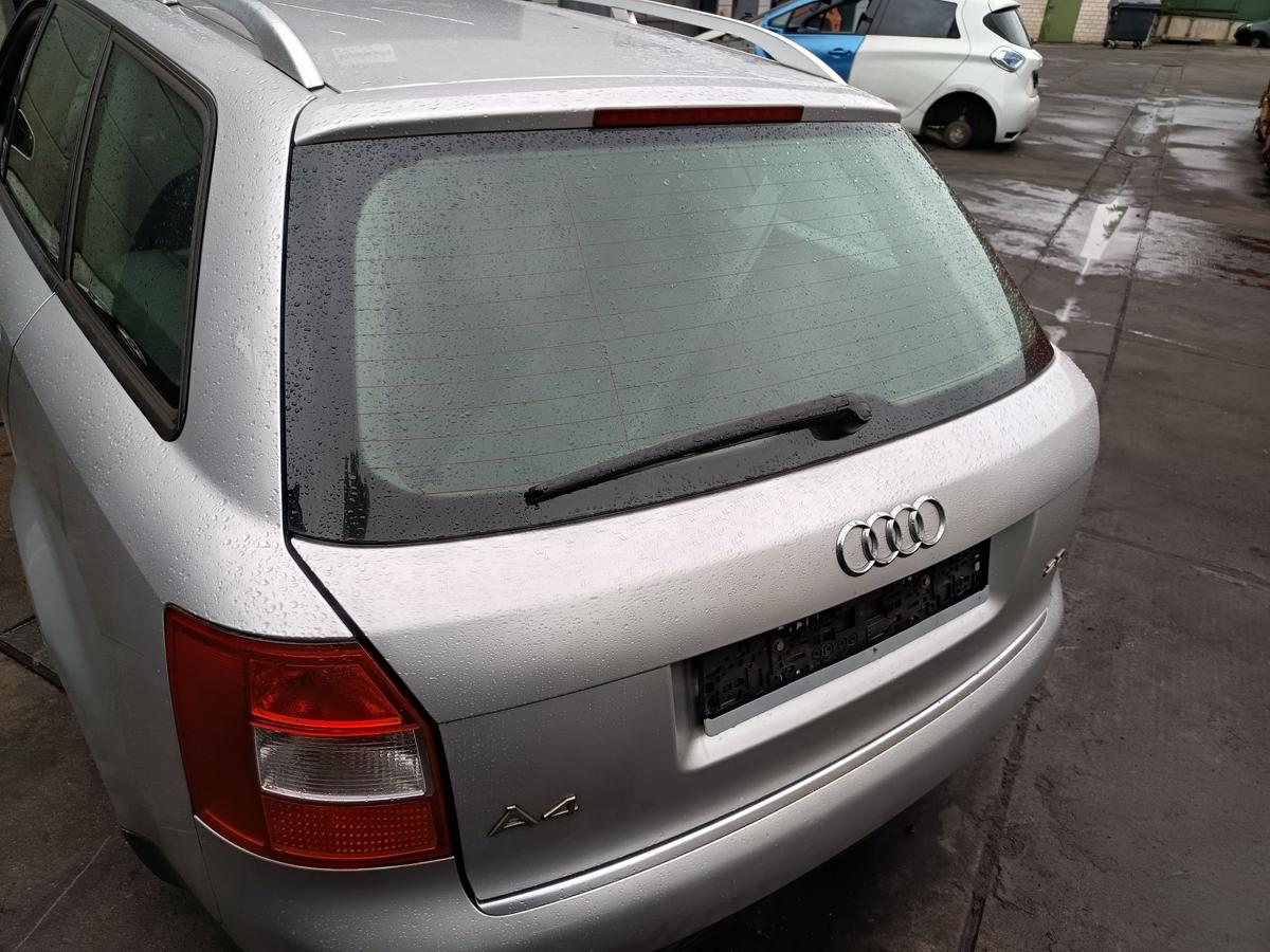Audi A4 B6 Kombi original Heckklappe mit Scheibe LY7W Silber Bj 2002