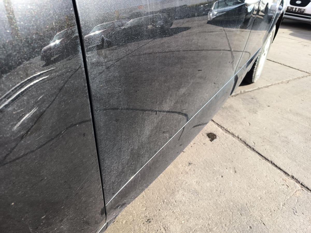 Renault Scenic 3 original T&uuml;r vorn links Fahrer 676 Perlschwarz Bj 2009