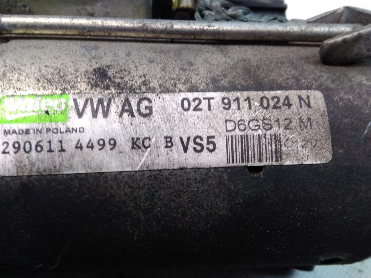 Skoda Fabia 2 5J original Anlasser Starter 02T911024N Valeo 1.2TSI 63kw BJ2011