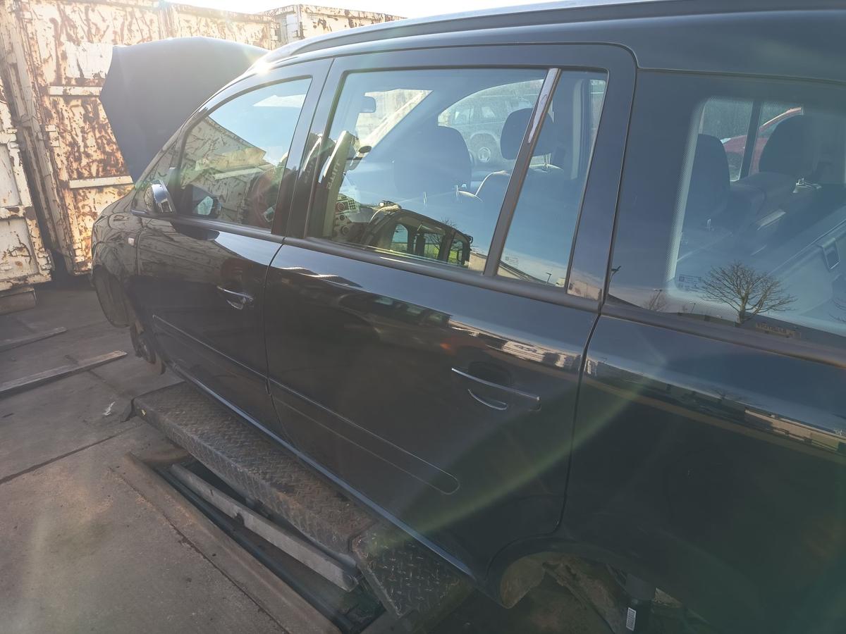 Opel Zafira B original T&uuml;r hinten links Z20R schwarz Baujahr 2005