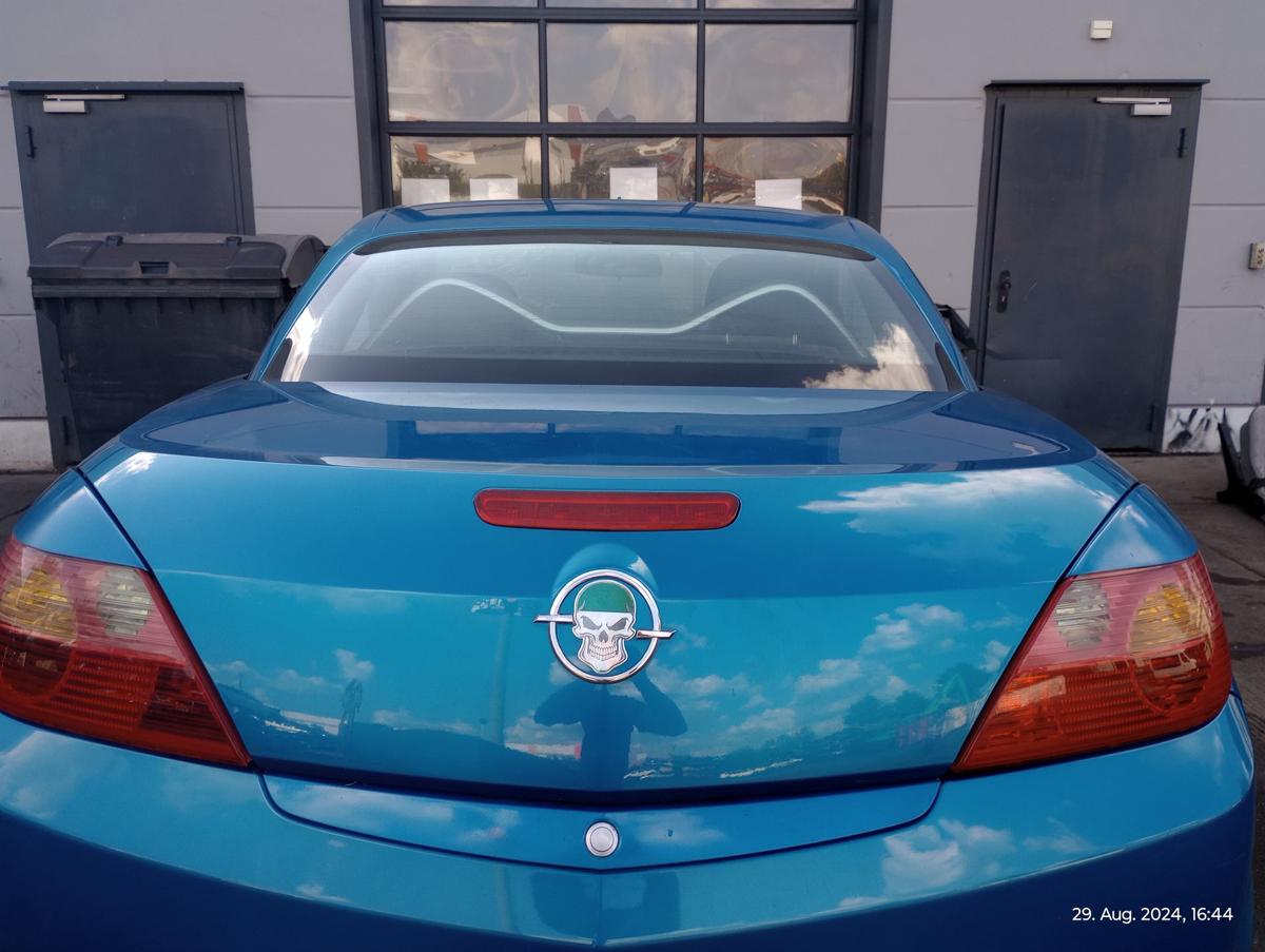 Opel Tigra Twin Top orig Heckklappe Kofferraumdeckel Z21H Blau Bj 2004