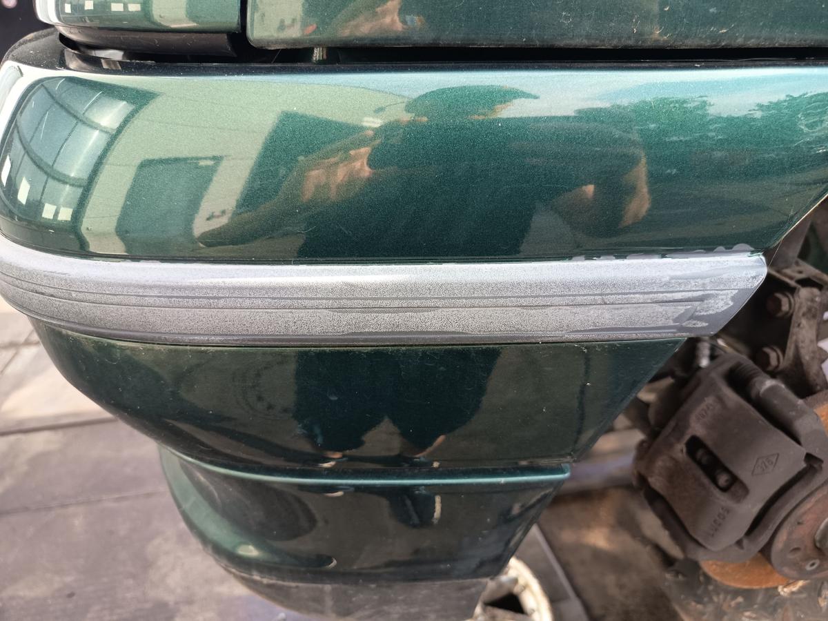 Renault Clio I B/C57 Sto&szlig;stange F&auml;nger vorn Front Phase 2 963 Englischgr&uuml;n