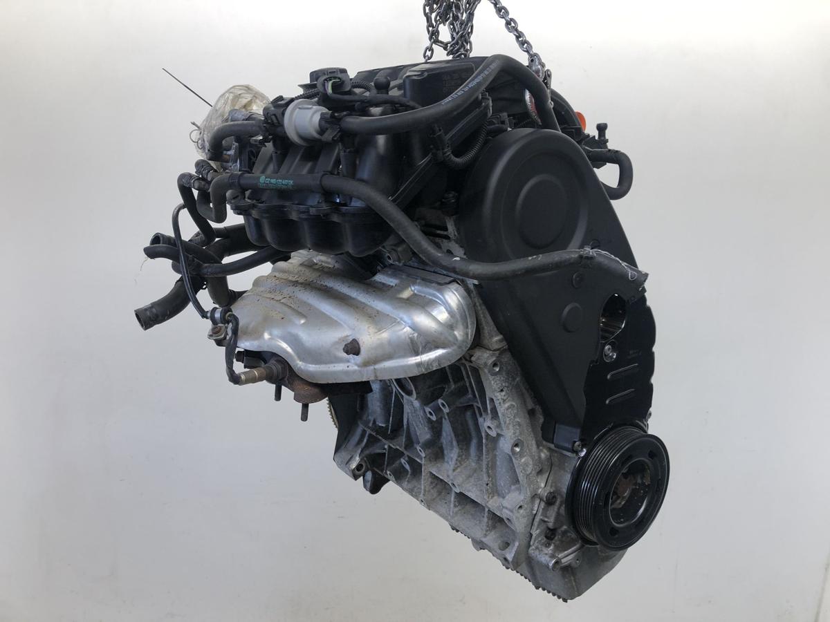Golf Plus 5M original geprüfter Benzinmotor BSE 1,6l 75kW 111Tkm Bj 2009