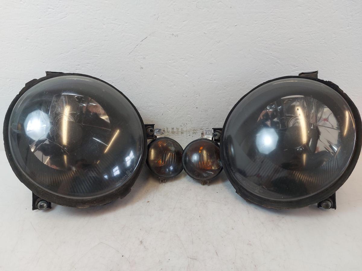 VW Lupo 6X Satz Scheinwerfer links rechts dunkel getönt Blinker getönt Tuning