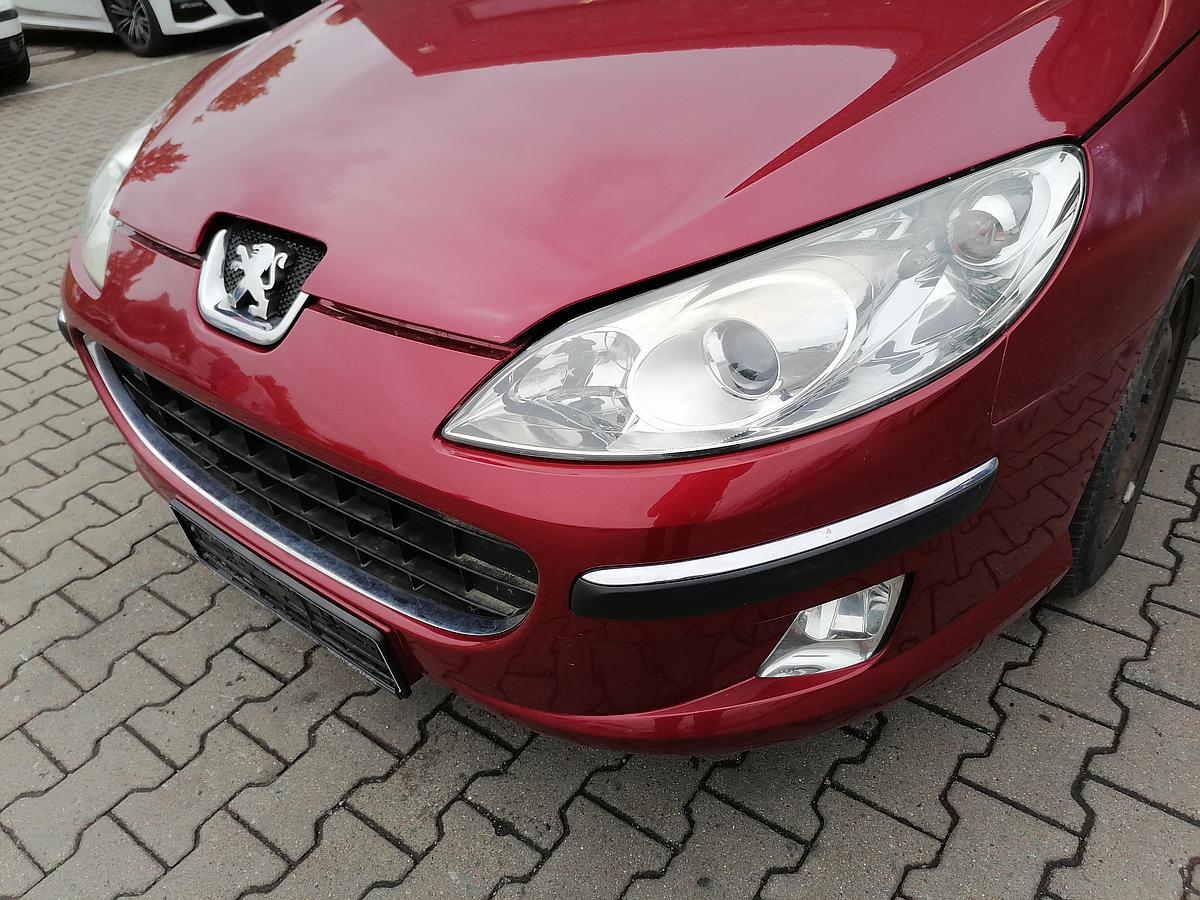 Peugeot 407 Stoßstange NSW Stoßfänger vorn TIEFROT BJ2006