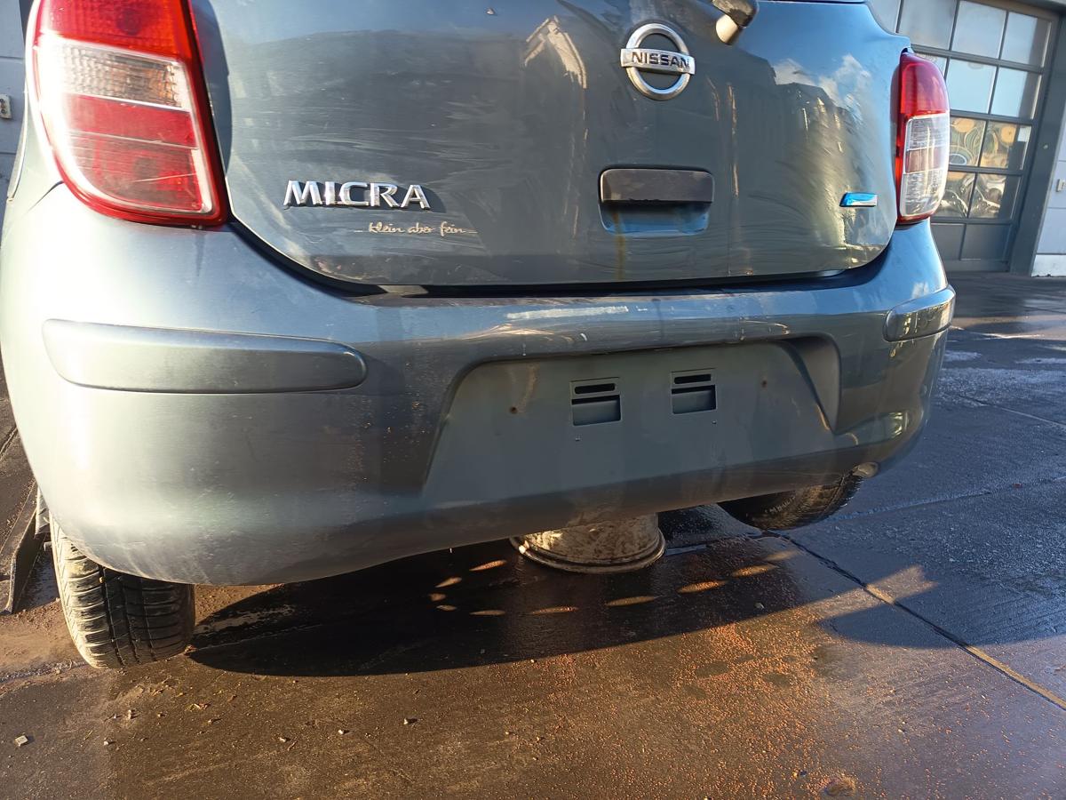 Nissan Micra K13 orig Sto&szlig;stange hinten Sto&szlig;f&auml;nger FAA Green bis Bj 2013