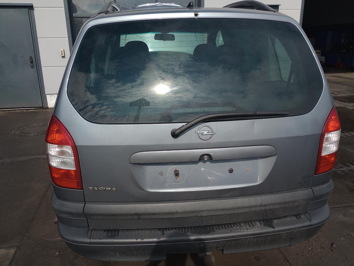 Opel Zafira A orig Heckklappe mit Scheibe Z155 Moonland grau Met Bj 2004