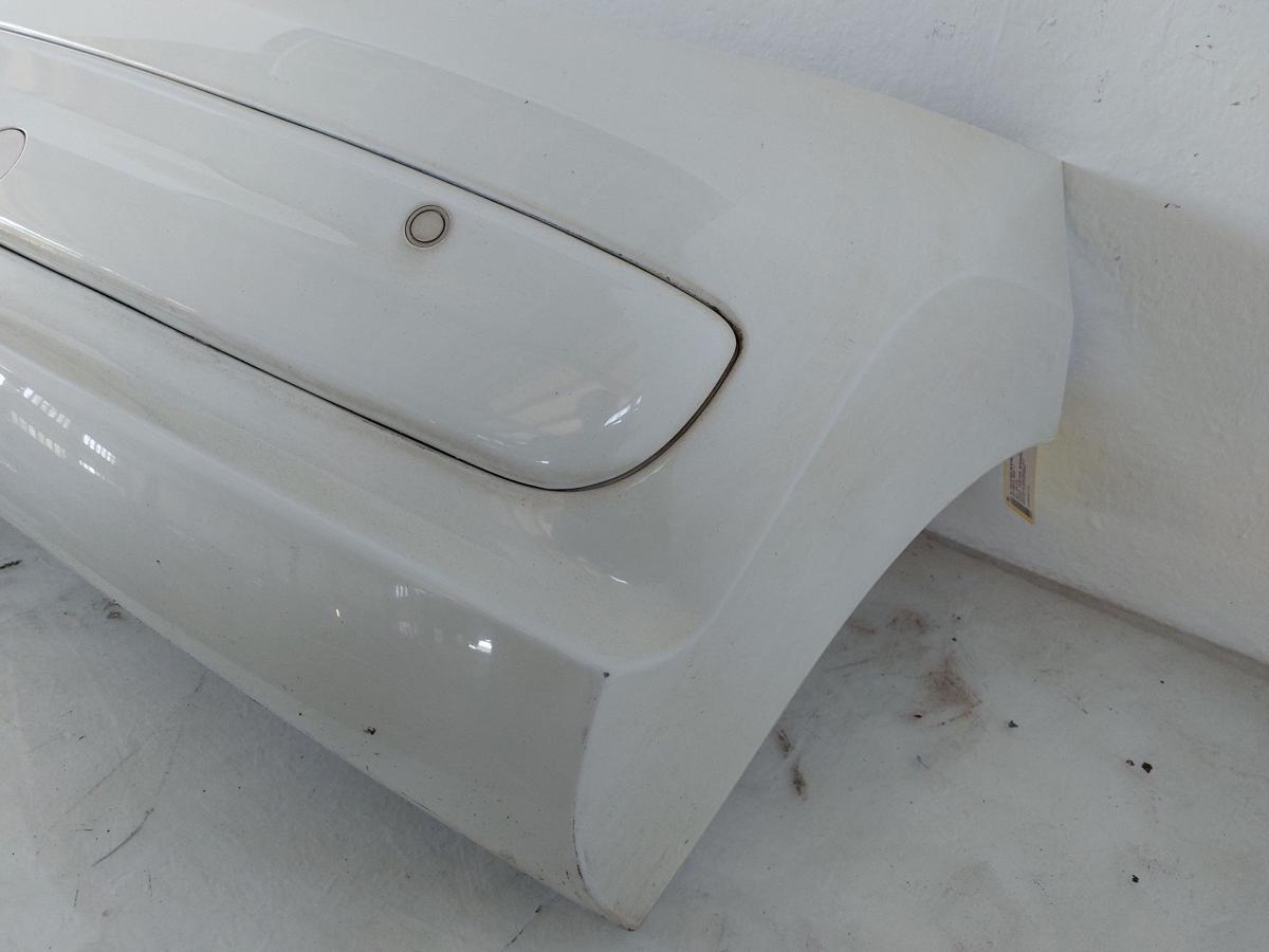 Peugeot 207 W Stossfänger Stossstange Bumper hinten PDC 5trg EWP WEISS BANQUISE