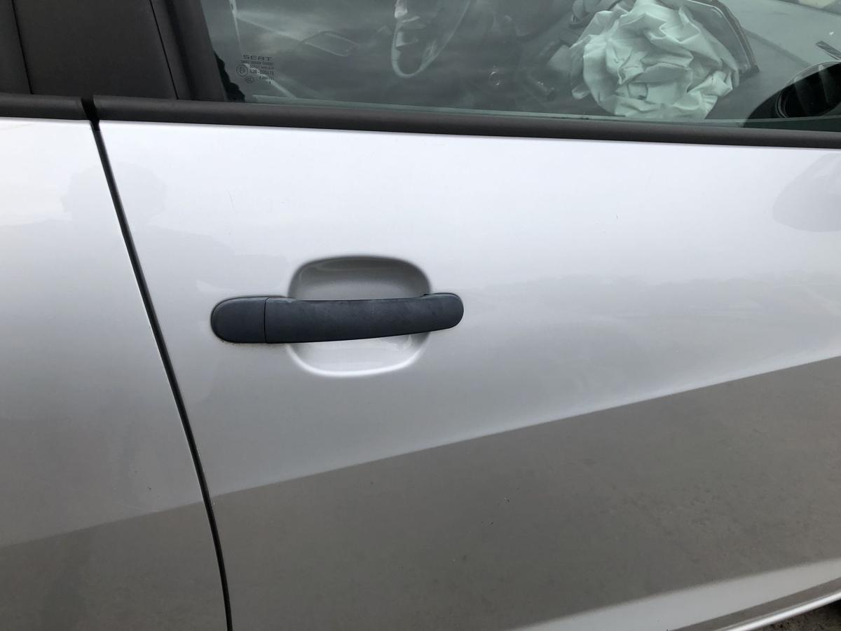 Seat Ibiza 6J 6P ST Kombi Tür vorn rechts Beifahrertür 5 türer LX7W Eissilber