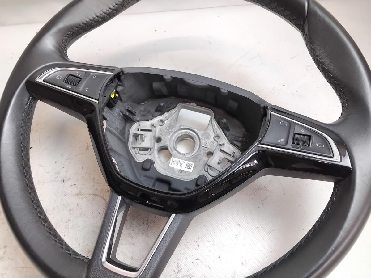 Skoda Rapid NH original Lenkrad Multifunktion Leder schwarz 5L0419091GCWE BJ2013