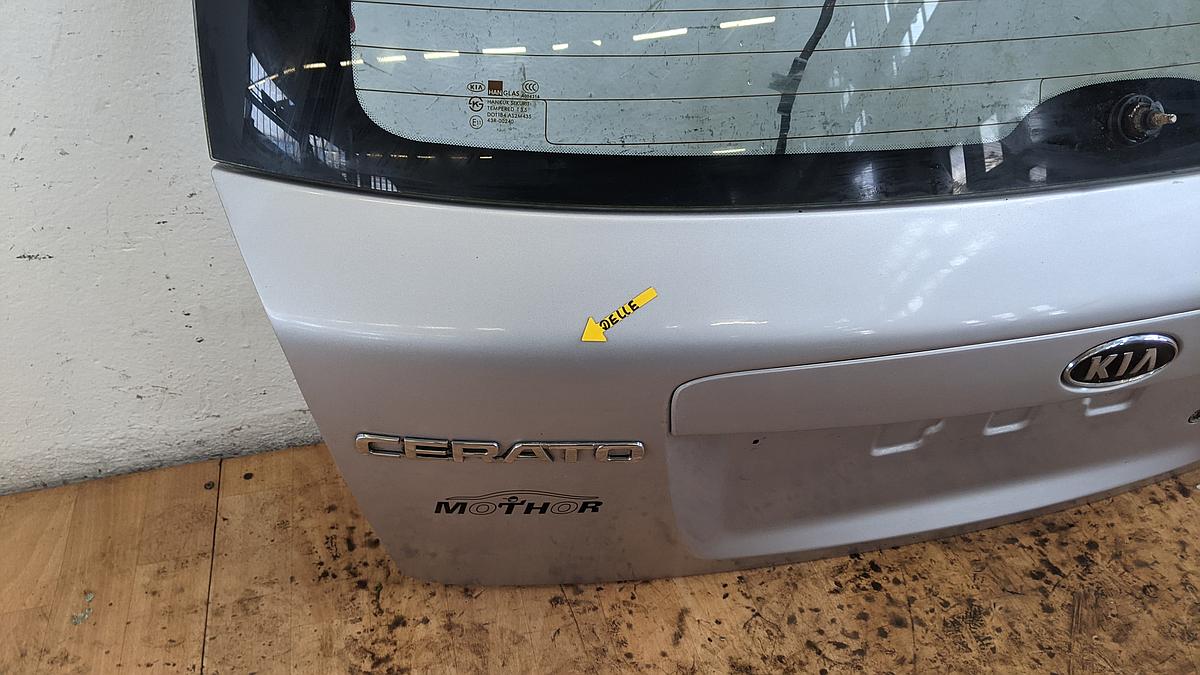 Kia Cerato FE Heckklappe Klappe Deckel hinten Rohbau 6C Clear Silver