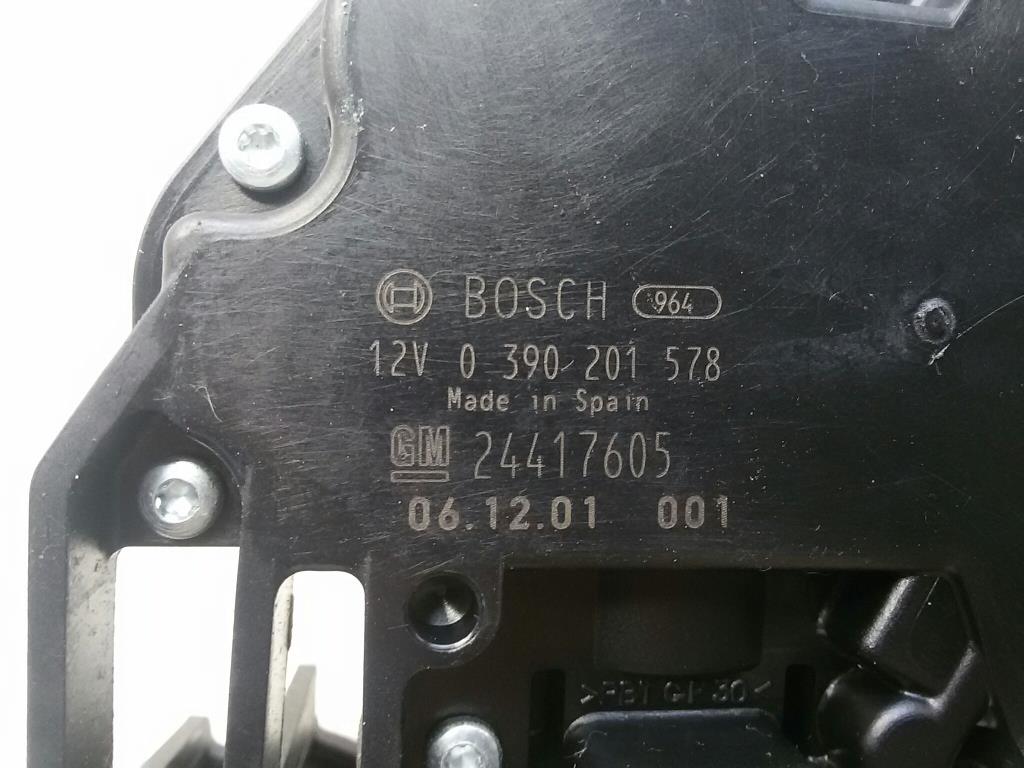 Opel Signum F48 Bj.2007 original Heckwischermotor Bosch 0390201578