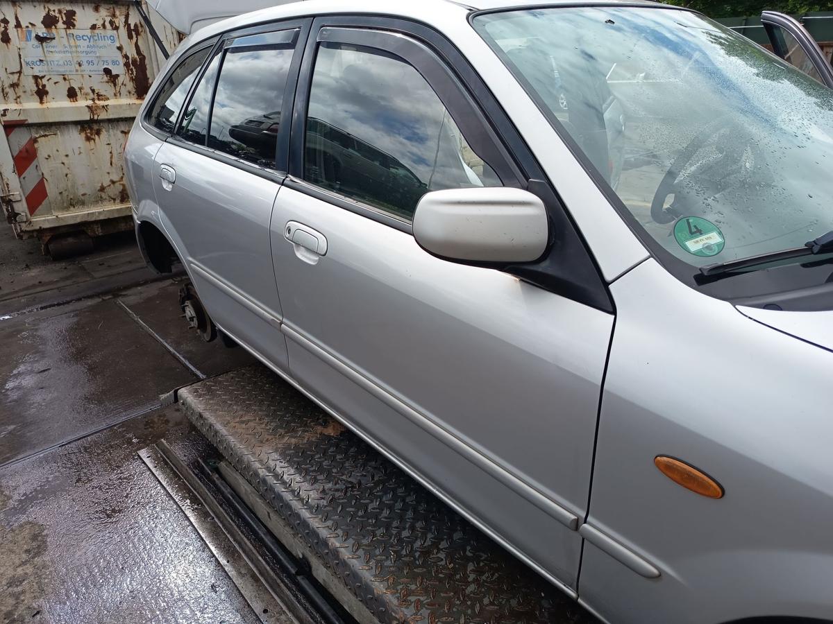 Mazda 323f VI original Tür vorn rechts Beifahrer 22V Satinsilber Bj 2002