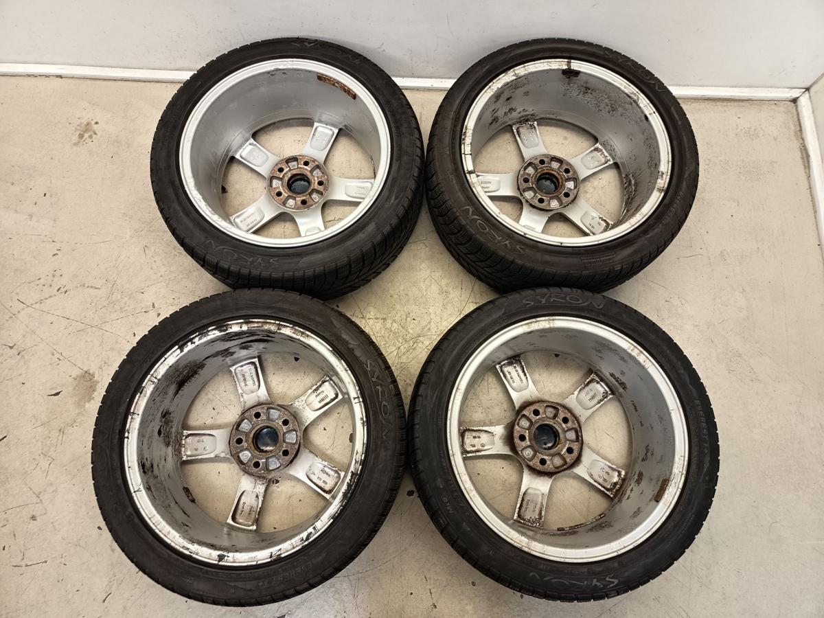 VW Golf V orig Satz Alufelgen 7,5x17 ET50 Bj 2008 KBA46462