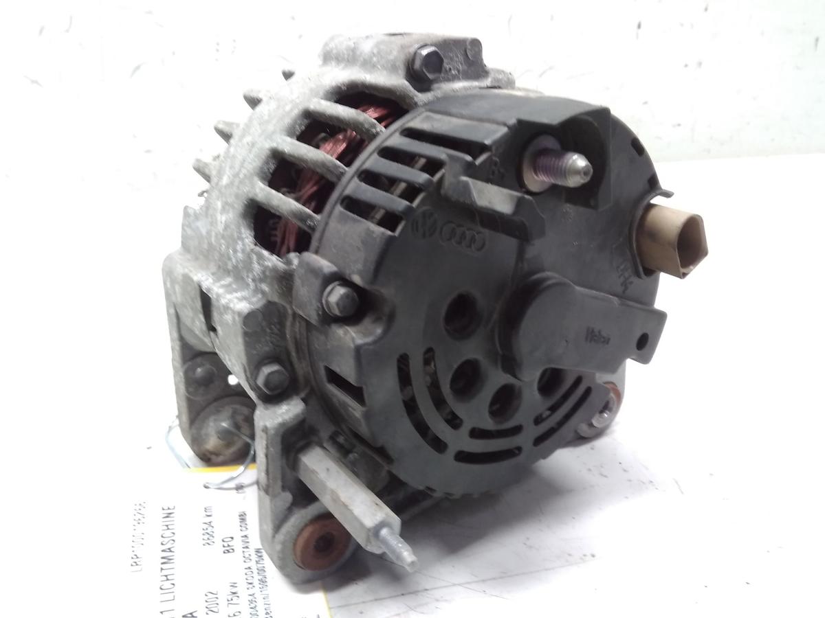 Skoda Octavia 1U original Lichtmaschine Generator 90A 1.6 75kw Bj.2002