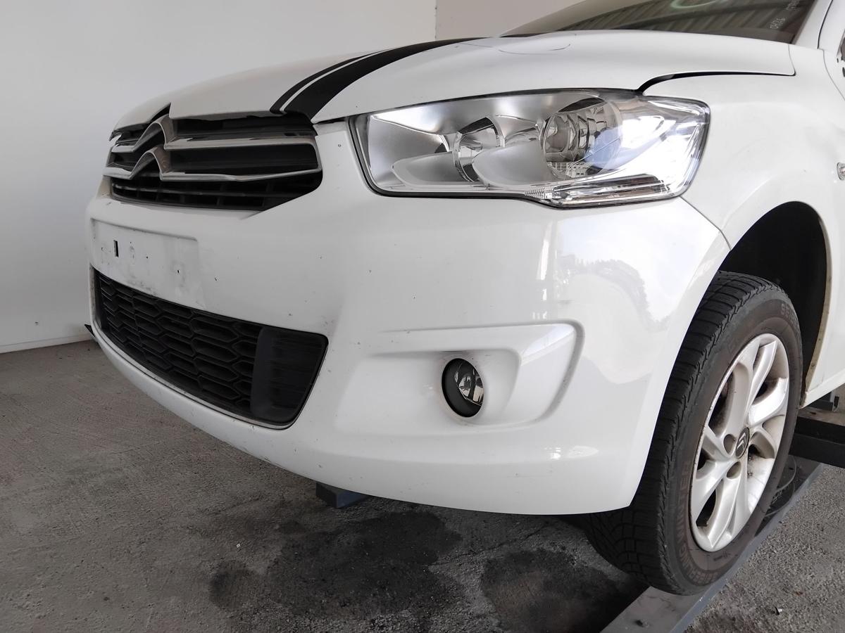 Citroen C-Elysee original Stossf&auml;nger Sto&szlig;stange vorn EWP weiss banquise BJ2015