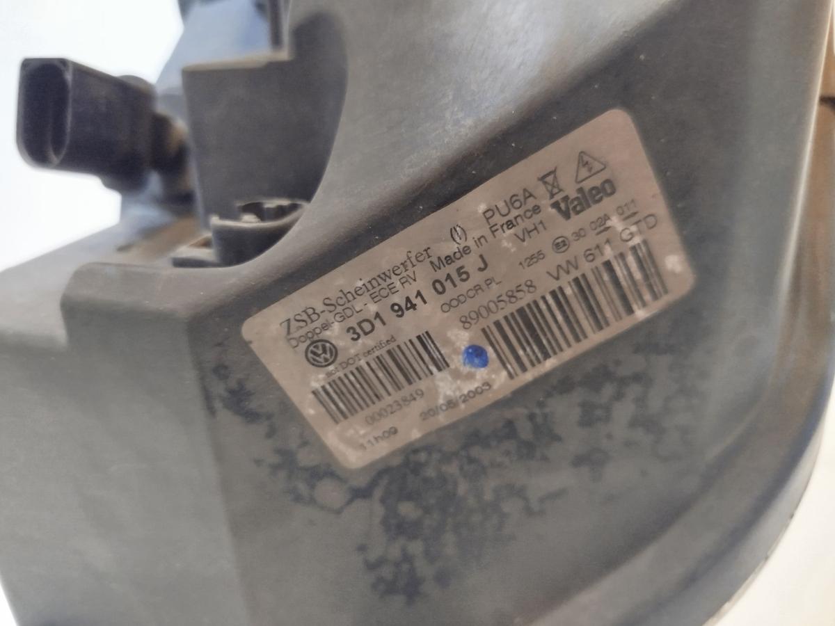 VW Phaeton 3D Scheinwerfer links Xenonscheinwerfer Bi Xenon Valeo OEM Lampe