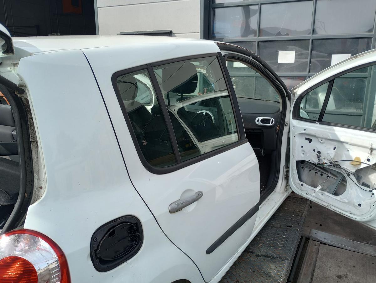 Renault Modus original Tür hinten rechts Fond OV369 Arktisweiss Bj 2006