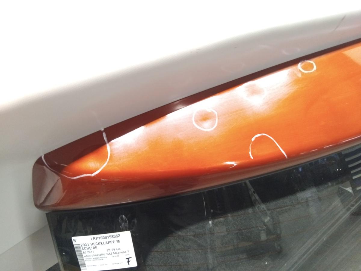 Nissan Qashqai J10 Heckklappe inkl. Heckscheibe Hagelschaden Bj.2011