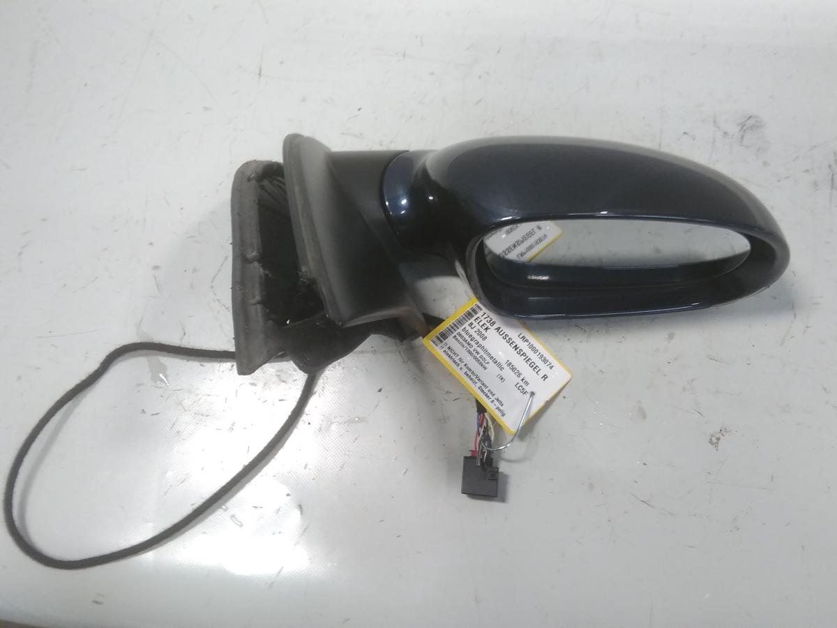 VW Golf 5 1K orig.Au&szlig;enspiegel rechts elektrisch beheizt BJ2008 LC5F bluegraphit