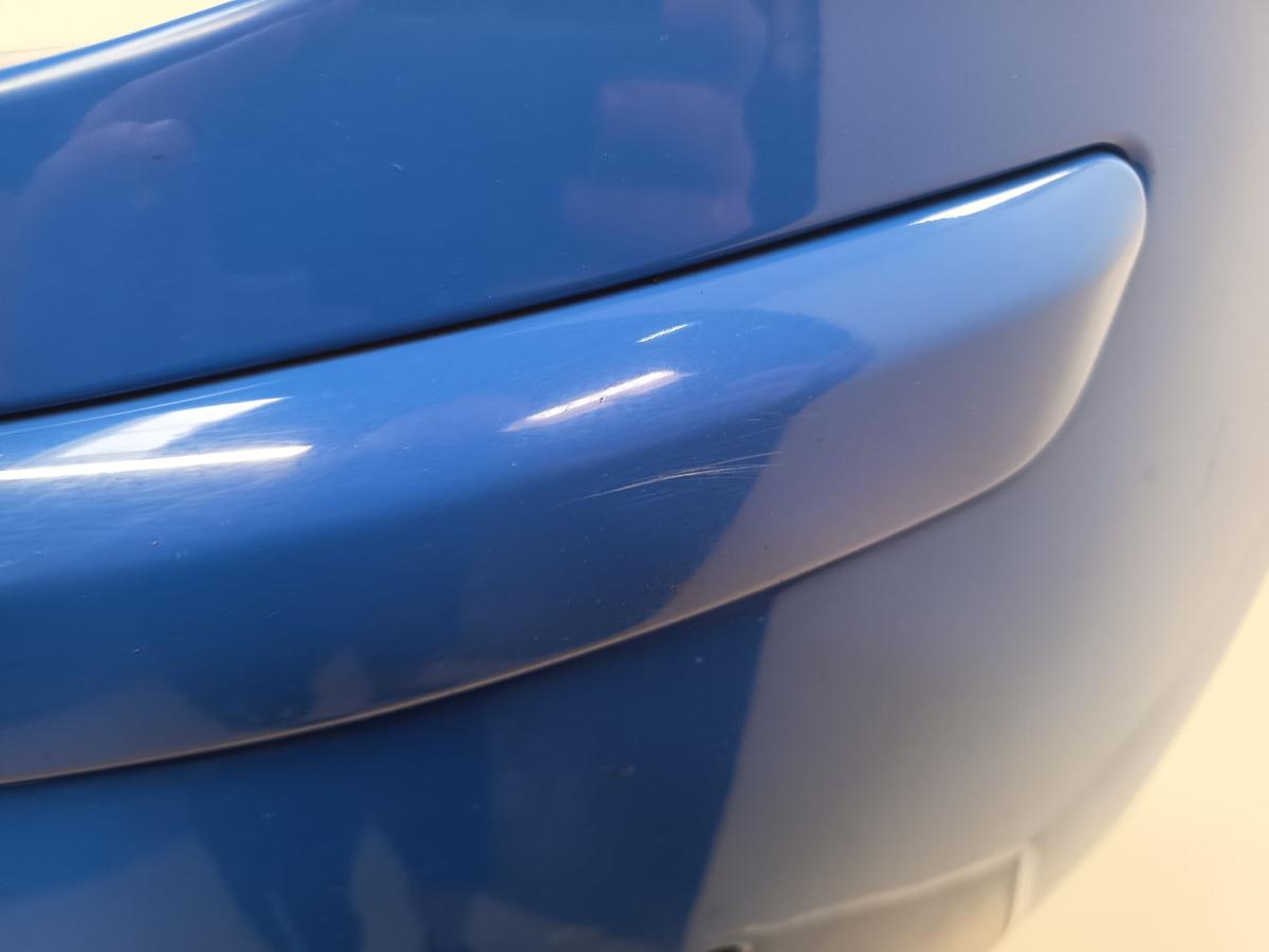 VW Polo 9N3 original Sto&szlig;stange F&auml;nger vorn Front A5F Summer Blue Bj 2006