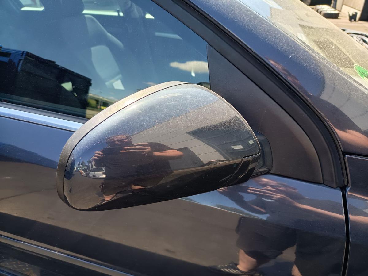 Opel Signum orig Au&szlig;enspiegel rechts elektrisch klappbar Z168 Metro Blau Bj 07