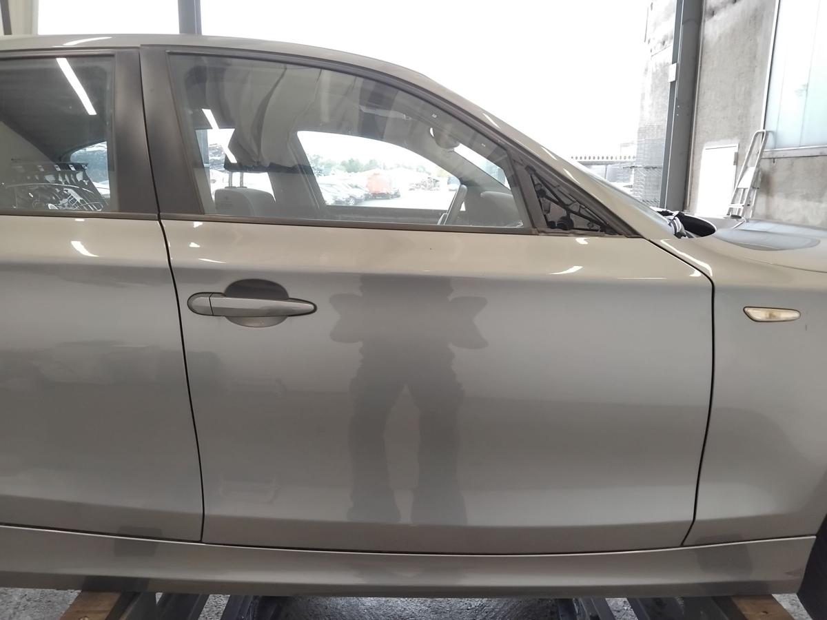 BMW 1er E87 Tür vorn rechts Beifahrertür spacegraumetallic A52 5-türig BJ2009
